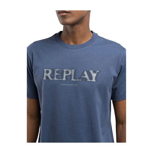 Replay T-shirt T-shirt Uomo con logo sfumato S P25 - REPLAYM30592660 - 282 - S - Francavilla Moda